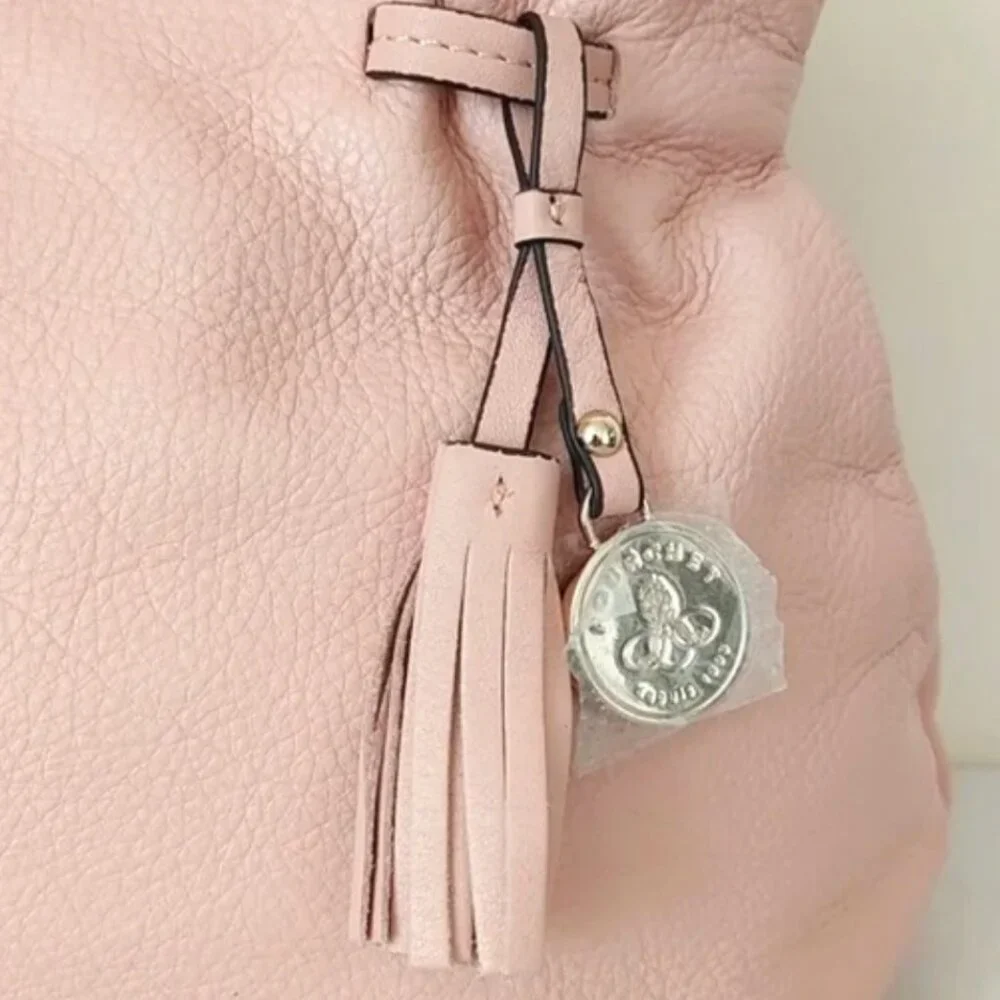 Maison Pourchet Powder Pink Buttery Soft Leather Bag Made in France Like New! 😍 - Picture 2 of 15